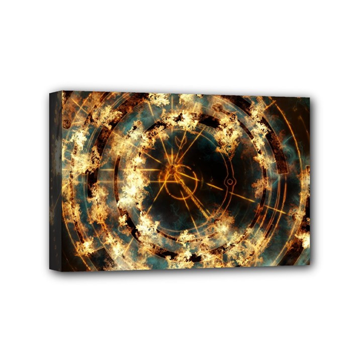 Science Fiction Background Fantasy Mini Canvas 6  x 4  (Stretched)