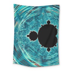 Mandelbrot Apple Fractal Abstract Medium Tapestry by Wegoenart