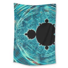 Mandelbrot Apple Fractal Abstract Large Tapestry by Wegoenart