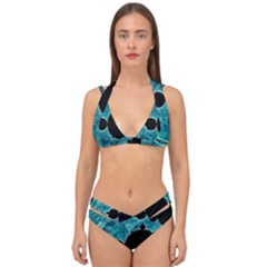 Mandelbrot Apple Fractal Abstract Double Strap Halter Bikini Set by Wegoenart