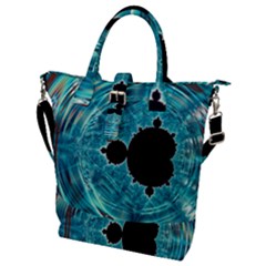 Mandelbrot Apple Fractal Abstract Buckle Top Tote Bag by Wegoenart