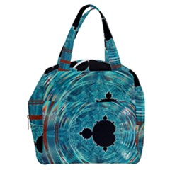 Mandelbrot Apple Fractal Abstract Boxy Hand Bag by Wegoenart