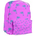 Pink and blue, cute dolphins pattern, animals theme Giant Full Print Backpack View3