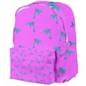 Pink and blue, cute dolphins pattern, animals theme Giant Full Print Backpack View4