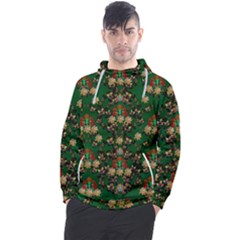 Ganesh Elephant Art With Waterlilies Men s Pullover Hoodie by pepitasart