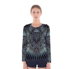 Abstract Art Fractal Artwork Women s Long Sleeve Tee