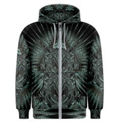 Abstract Art Fractal Artwork Men s Zipper Hoodie