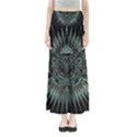 Abstract Art Fractal Artwork Full Length Maxi Skirt View1