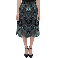 Abstract Art Fractal Artwork Classic Midi Skirt by Pakrebo