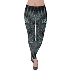 Abstract Art Fractal Artwork Velvet Leggings