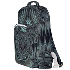 Abstract Art Fractal Artwork Double Compartment Backpack by Pakrebo