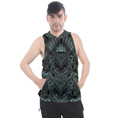 Abstract Art Fractal Artwork Men s Sleeveless Hoodie by Pakrebo