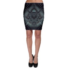 Abstract Art Fractal Artwork Bodycon Skirt by Pakrebo