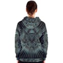 Abstract Art Fractal Artwork Women s Zipper Hoodie View2