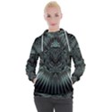 Abstract Art Fractal Artwork Women s Hooded Pullover View1