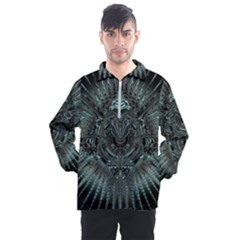 Abstract Art Fractal Artwork Men s Half Zip Pullover