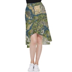 Map Illustration Grand Theft Auto Frill Hi Low Chiffon Skirt by danenraven