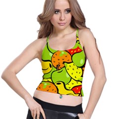 Fruit Food Wallpaper Spaghetti Strap Bra Top by Dutashop