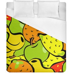 Fruit Food Wallpaper Duvet Cover (california King Size) by Dutashop