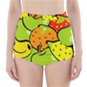 Fruit Food Wallpaper High-Waisted Bikini Bottoms View1