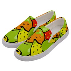 Fruit Food Wallpaper Men s Canvas Slip Ons by Dutashop