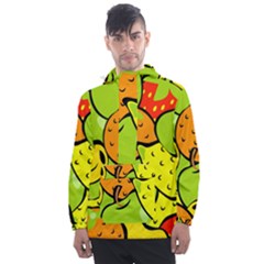 Fruit Food Wallpaper Men s Front Pocket Pullover Windbreaker by Dutashop