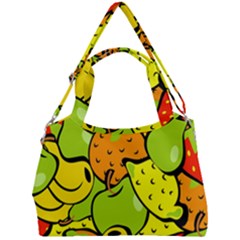 Fruit Food Wallpaper Double Compartment Shoulder Bag by Dutashop