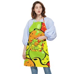 Fruit Food Wallpaper Pocket Apron by Dutashop