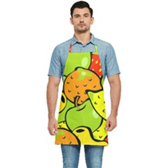 Fruit Food Wallpaper Kitchen Apron by Dutashop