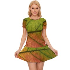 Leaf Autumn Fall Season Macro Women s Sports Wear Set by Wegoenart