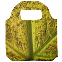 Leaf Structure Texture Background Foldable Grocery Recycle Bag by Wegoenart