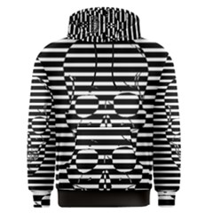 Striped-skull Demonic Skulls-stripe Men s Core Hoodie by Casemiro