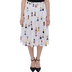 Social-media Classic Midi Skirt by nateshop