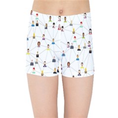 Social-media Kids  Sports Shorts by nateshop