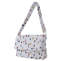 Social-media Full Print Messenger Bag (m) by nateshop