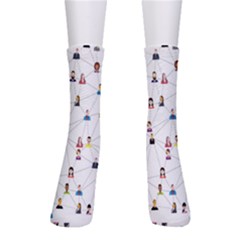 Social-media Crew Socks by nateshop