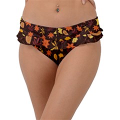 Thanksgiving Frill Bikini Bottom by nateshop