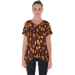 Thanksgiving Cut Out Side Drop Tee by nateshop