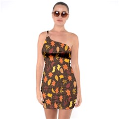 Thanksgiving One Soulder Bodycon Dress by nateshop