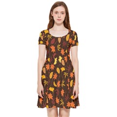 Thanksgiving Inside Out Cap Sleeve Dress