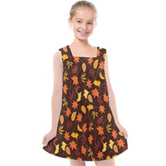 Thanksgiving Kids  Cross Back Dress by nateshop