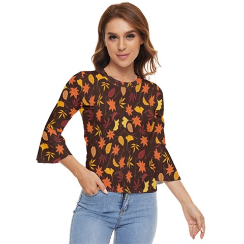 Thanksgiving Bell Sleeve Top by nateshop