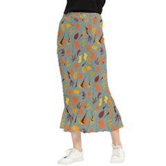 Thanksgiving-001 Maxi Fishtail Chiffon Skirt by nateshop