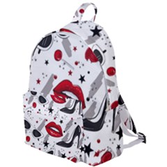 Red Lips Black Heels Pattern The Plain Backpack by Jancukart