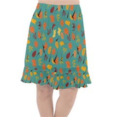 Thanksgiving-003 Fishtail Chiffon Skirt by nateshop