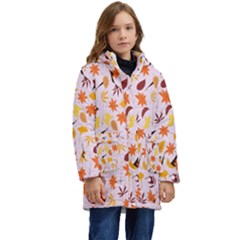 Thanksgiving-004 Kid s Hooded Longline Puffer Jacket by nateshop