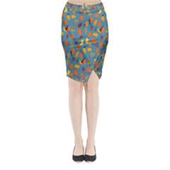 Thanksgiving-005 Midi Wrap Pencil Skirt by nateshop