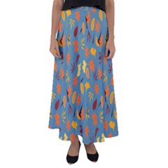 Thanksgiving-005 Flared Maxi Skirt by nateshop