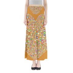 Calendar -1 Full Length Maxi Skirt by nateshop