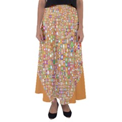 Calendar -1 Flared Maxi Skirt by nateshop